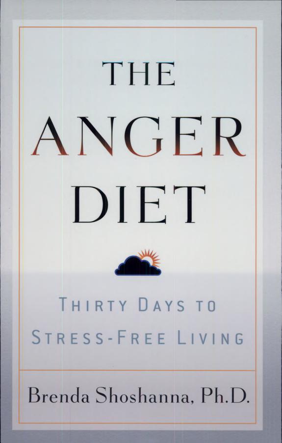 Cover of The Anger Diet by Brenda Shoshanna